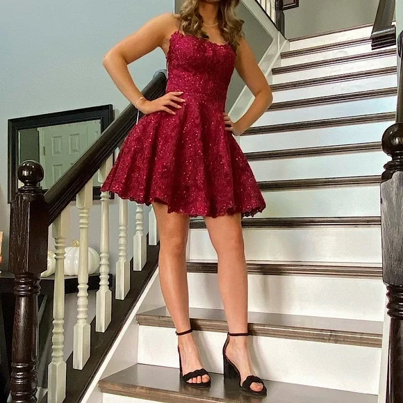 knee length dresses for ladies Sherri Hill 53503 – Mia Bella The Label main image 1